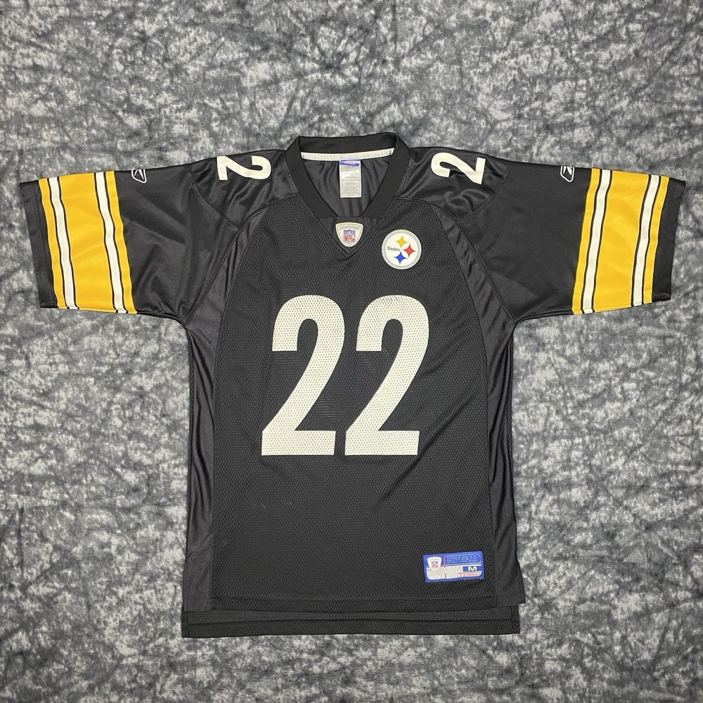 Reebok Pittsburgh Steelers Jersey Mens Size Medium Duce Staley #22 On Field